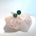 Full Stop Ring - Double Green Wrap