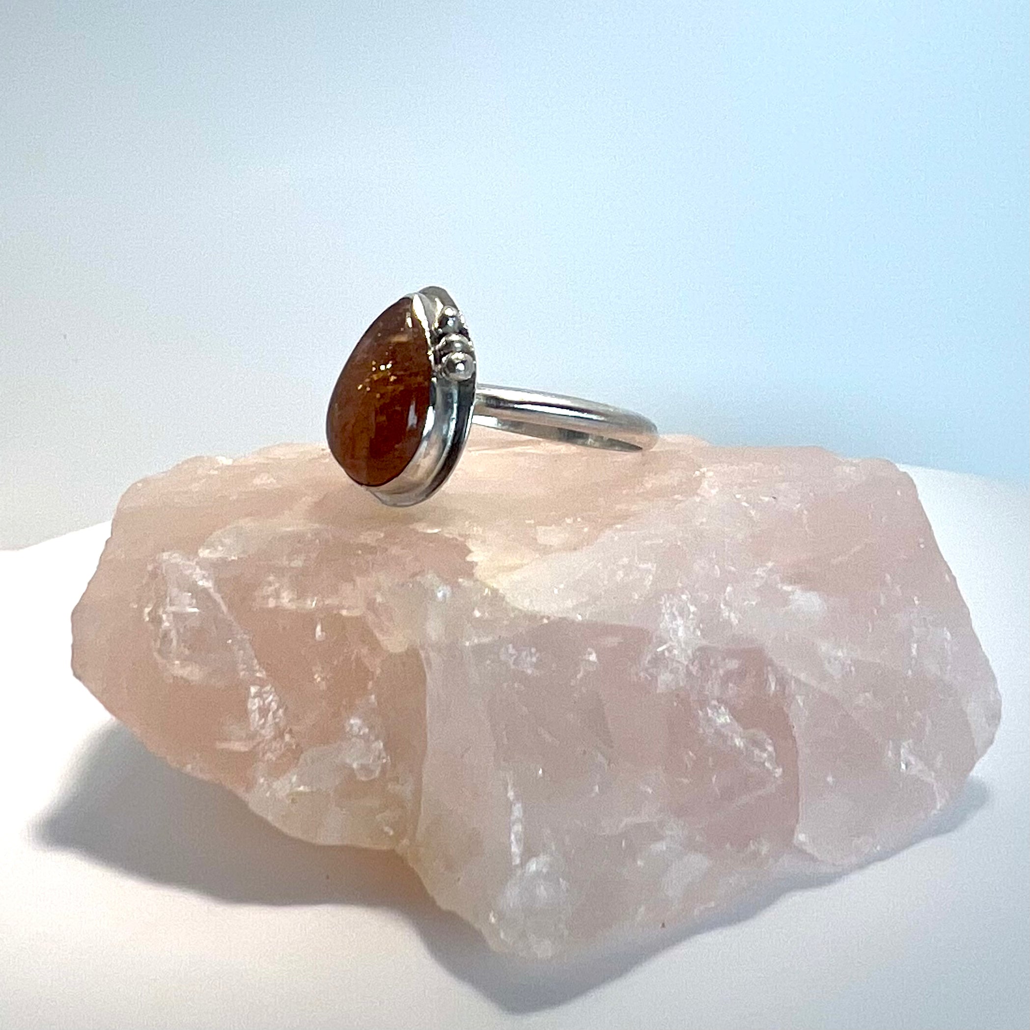 "Own It" Ring - Mixed Metal and Sunstone